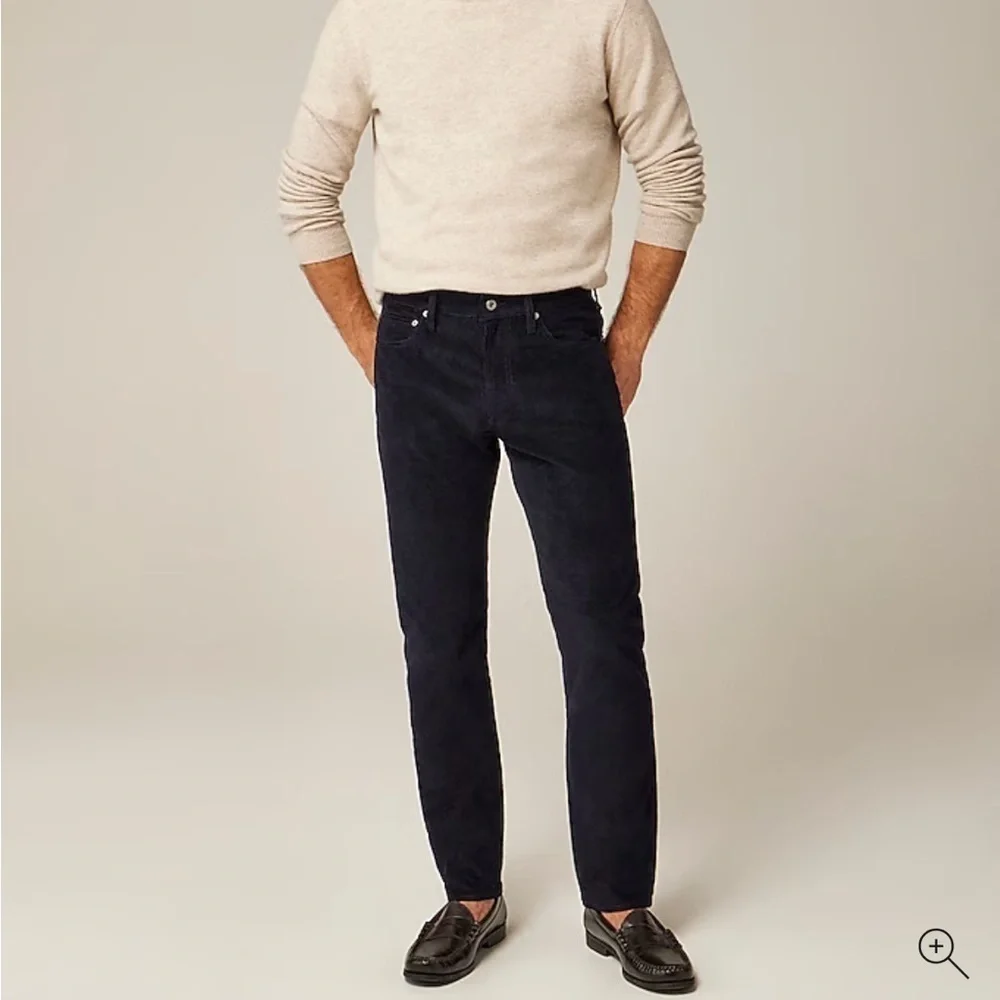 J crew authentic navy 770™ Straight-fit pant in corduroy